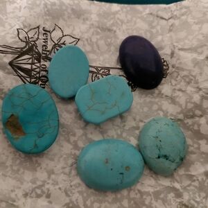 Turquoise and Blue Gemstone Set